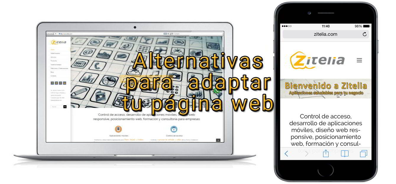 alternativas a una web móvil