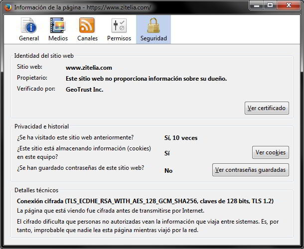 Certificado SSL en Firefox