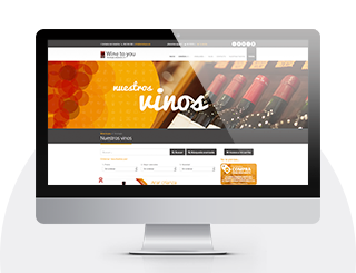 Diseño web para Wine to you