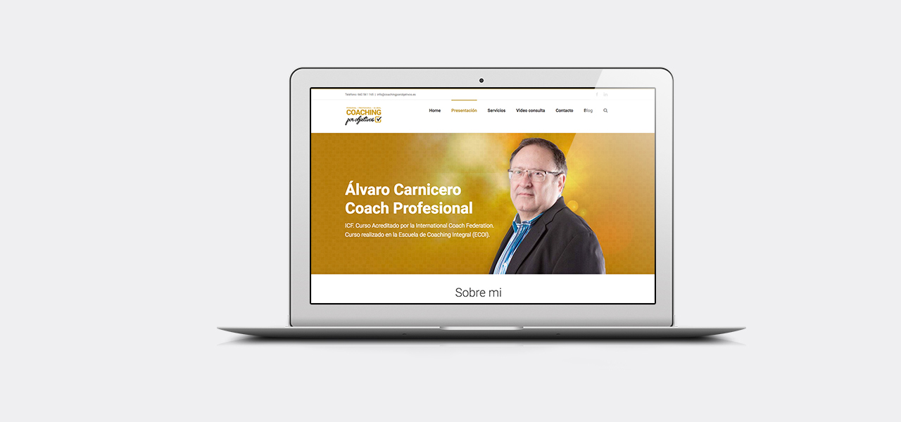 diseño web coaching