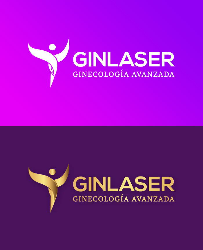 Diseño de logotipo para Ginlaser Cantabria